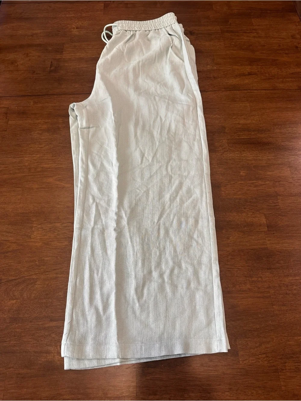 HALARA High Wasted Drawstring Pocket Wide Leg Pants Size XL